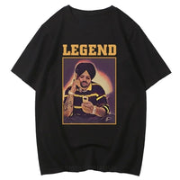Legend Sidhu Moosewala T-Shirt RIP Moose Wala Fans Short Sleeve Tshirt Cotton Summer Casual Soft  Men/Women T Shirts Casual