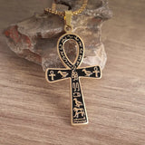 Ancient Egyptian Goddess Spread Wings Pendant Necklace Women Fashion Hip Hop Punk Amulet Jewelry Gift