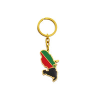 Anniyo France Map Martinique Guadeloupe French Guiana Reunion Island Key-Chain Jewelry Keyring For Women Men #K16A55
