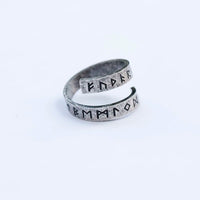 2024 New 316L Stainless Steel Viking Rotating chain rune Ring For Men Fashion retro Amulet fashion Jewelry Gift free shipping
