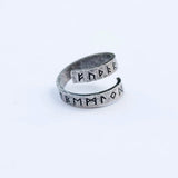 2024 New 316L Stainless Steel Viking Rotating chain rune Ring For Men Fashion retro Amulet fashion Jewelry Gift free shipping