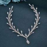 A265 Zircon Wedding Headband Luxury Crystal Women Tiaras Bridal Headpiece Forehead Chain Hair Accessories Rhinestone Headwear