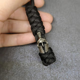 Vintage Hand-knitted Lanyard Keychain Biker helmet Pendant Paracord Rope weave Accessories Bag Hanging Handmade Car Keyring