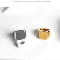Fashion Simple DIY Band Ring for Men Sikhism Sikh Rings Stainless Steel Custom Engraving Male Friend Father Gift