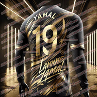 New Hot Selling Yamal Fashion 3D Printed Men's Fan Commemorative T-shirt Daily Sports Quick Drying Jersey
