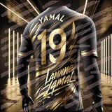 New Hot Selling Yamal Fashion 3D Printed Men's Fan Commemorative T-shirt Daily Sports Quick Drying Jersey