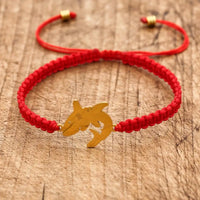 Handmade Red Rope Braided Bracelet Stainless Steel Tibetan Buddhist Lucky Charm Bracelets & Bangles For Women Men Gift