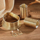 5pcs African Statement Jewelry Set 2025 Trendy Golded Leather Choker Neck Necklace Bracelet Earrings For Women Party Accessories
