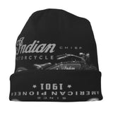 Indians Motorcycle Warm Knitted Cap Fashion Bonnet Hat Autumn Winter Outdoor Beanies Hats for Unisex Adult