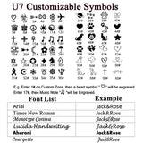 Personalized Ashes Necklace for Women Men Custom Engraving Photo & Text Cremation Jewelry Urn Necklace for Ashes Memorial