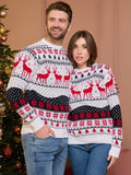 2025 New Women Men Kids Christmas Sweaters Casual Soft Jumpers Warm Thicken Matching Outfits Pullover Knitwear Xmas Family Look