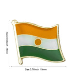 Country Flag Badge Flag Brooch National Flag Lapel Pin International Travel Pins Collections