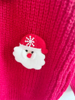 Handmade Decorative Christmas Sweaters Women Fashion Cute O Neck Long Sleeve Knitted Pullover Sweater Female Autumn Winter New
