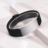 Vnox Custom Picture Photo Bracelets for Men Women, Adjustable Wristband, Personalized Image Text Name Momerial Bracelets Gift
