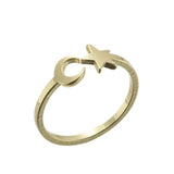 fashion Stainless Steel U Shape Geometric rings for women Simple Horse Shoe adjustable open rings Jewelry gifts 2024	Fashion Sta