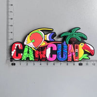 PVC Fridge Magnets Tourist Fridge Magnets for Cancun Mexico Honduras Fridge Decorations Stickers Home Decor