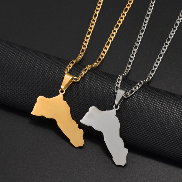 Anniyo 4.5CM Kurdistan Pendant and Neckalces for Women Men Stainless Steel Jewelry  #546362