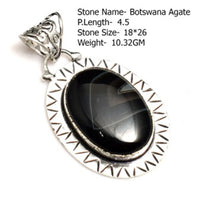 Genuine Labradorite Jasper Agate Turquoise  Pendant