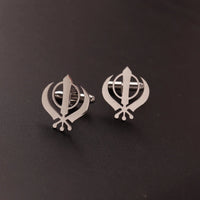 Sikh Symbol Stainless Steel Cufflinks For Mens Lion Cuff Button Eagle Cross For Wedding Shirt Badge Pin Shirt Cufflinks for wed