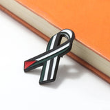 Creative Flag of Pakistan Enamel Pin Heart Ribbon Lapel Badge Backpack Hat Clothing Brooches for Friend Jewelry Accessories Gift