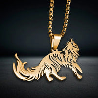 Domineering Flying Eagle Animal Pendant Necklace Men's Fashion Rap Cool Trendy Party Jewelry