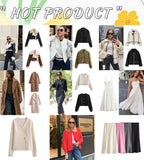 2024 Women Christmas Sweaters Long Sleeve Turn-down Collar Oversized Ugly Holiday Knitted Pullover Sweater