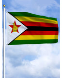 60×90 90x150 120×180CM Zimbabwe Emblem Flag Polyester Printed Banner Tapestry For Decor