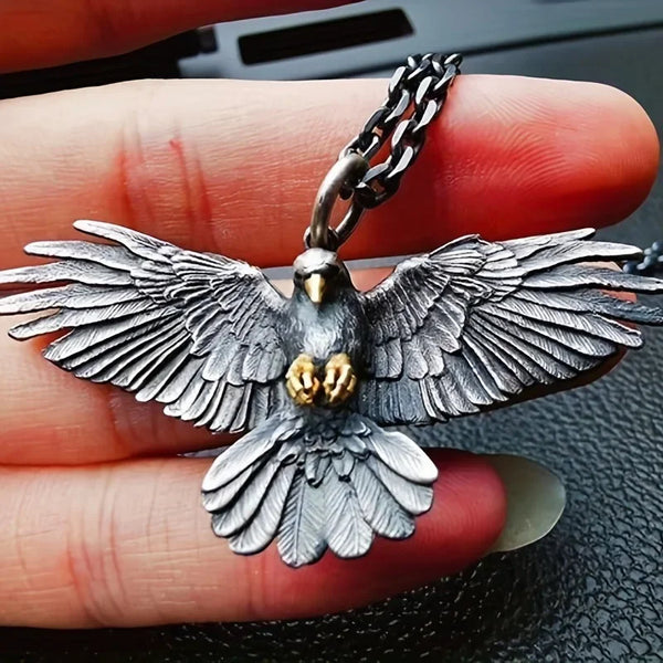 Domineering Eagle Animal Necklace Men's Punk Personality Trendy Casual Party Jewelry