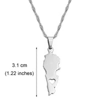 Anniyo Syria Lebanon Pendant Necklaces for Women Girls Jewelry