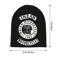 Indians Motorcycle Warm Knitted Cap Fashion Bonnet Hat Autumn Winter Outdoor Beanies Hats for Unisex Adult