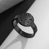 Exquisite Stainless Steel Islamic Muslim Calligraphy Arabic Pendant Necklace Men Women Religious Jewelry Accessories