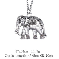 Birthday Gifts Necklace 45Cm Or 70Cm Long Chain Elephant Neck Decoration Choker Neck