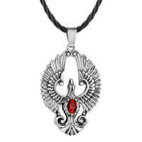 Domineering Flying Eagle Animal Pendant Necklace Men's Fashion Rap Cool Trendy Party Jewelry