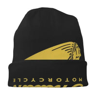 Indians Motorcycle Warm Knitted Cap Fashion Bonnet Hat Autumn Winter Outdoor Beanies Hats for Unisex Adult