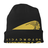 Indians Motorcycle Warm Knitted Cap Fashion Bonnet Hat Autumn Winter Outdoor Beanies Hats for Unisex Adult