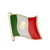 Flags, badges, and pins of countries around the world-