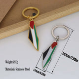 New fashion stainless steel mirror Israel dripping oil pendant Keychain men's and women's bags Car Israel pendant accessories sm