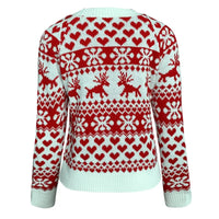 Winter 2025 Women's Christmas Sweater Soft Cute Xmas Look Knitwear Long Sleeve O Neck Jumpers Top Streetwear Y2K Style Pullovers