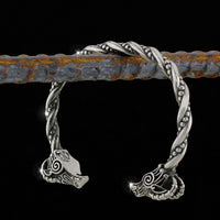 Pop Retro Creative Viking Animal Valknut Bracelet Odin Hip Hop Retro Stainless Steel Jewelry Bracelet Amulet Wholesale