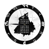 Maa Boli Punjabi Gurmukhi Punjab Heritage Wall Clock Room Decoration Clock Must-have Ornament Round