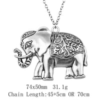 Birthday Gifts Necklace 45Cm Or 70Cm Long Chain Elephant Neck Decoration Choker Neck