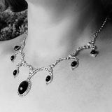 〔YY110〕Vampire Cameo Choker, Gothic Jewelry, Victoria, Retro, Butterfly, Blood Drop, Pagan, Witchcraft, Alternative, Necklace