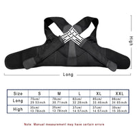 Posture Back Brace Pink Black Adjustable Back Support Strap Corrector to Prevent Spinal Distortion and Hunchback for Men Women