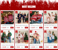 Women Xmas Look 2025 Winter Full Sleeve Christmas Sweaters Casual Soft O Neck Jumpers Allover Print Knitwear Pullover Top Femme