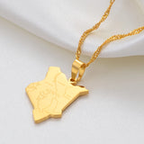 Anniyo Map of Kenya & City Name Pendant Necklaces Jewellery Silver Color/Gold Color Kenyan Map Jewelry kenyans Maps #135921