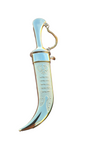Gold plated Stainless Steel Kirpan Sikh Siri Sahib Singh Diamond Design Khanda Engraved F51R