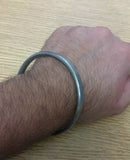 Sarbloh Steel Pure Iron Flat Plain Smooth Sikh Kara Punjabi Kada Bracelet A8