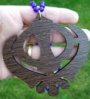 Punjabi Sikh Wooden Khanda Stunning Pendant Evil Protection Car HANGER Gift AA10