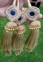 Indian Punjabi Pranda Mehndi Jagoo Mirror Bridal Patiala Paranda Hair Braid GG1