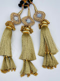 Indian Punjabi Pranda Mehndi Jagoo Mirror Bridal Patiala Paranda Hair Braid GG1